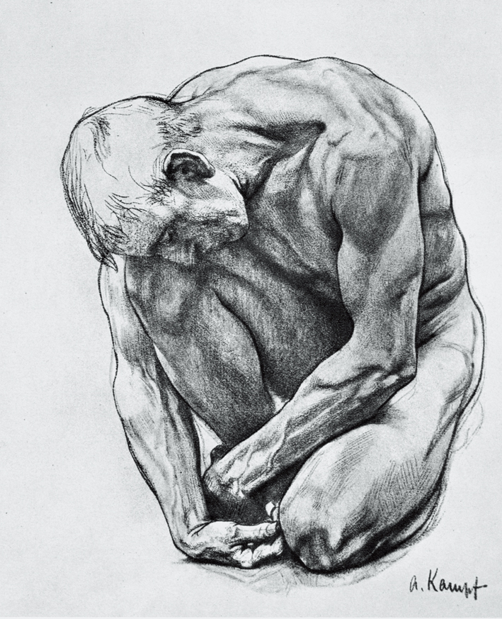  阿尔图尔·康波夫 Arthur kampf —— 蹲着的男人